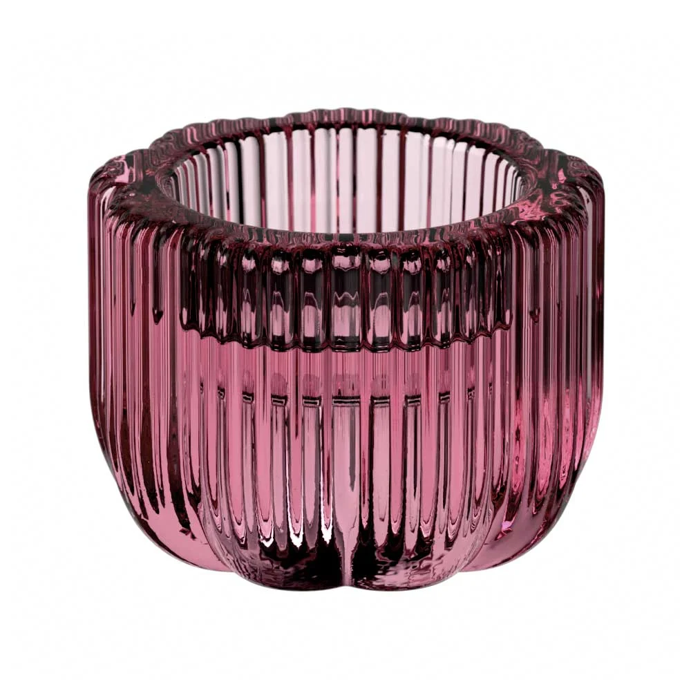 Fleur Cassis Glass Подсвечник 6.3 см